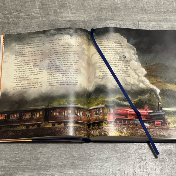 1st PRINT Harry Potter Goblet of Fire Jim Kay illustrated J.K. Rowling 4th Book - Picture 6 of 10